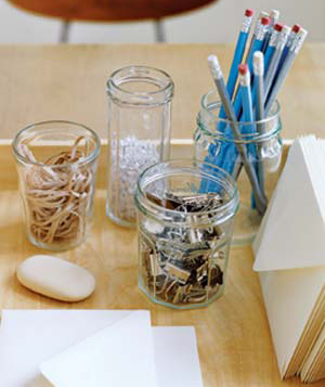 Real Simple Tip - Reused Glass Jars photo, Antonis Achilleos
